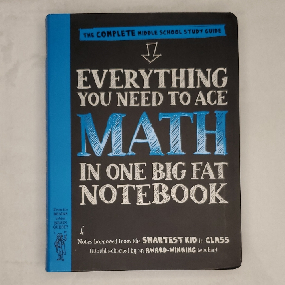NEW Everything You Need To Ace Math Book Middle School Homeschool Tutoring
